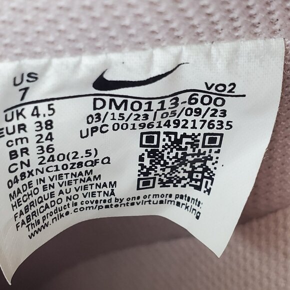 Nike Court Vision Alta Low Womens Platform Shoes Pink DM0113-600 Size 6.5 Sporty - Picture 5 of 13